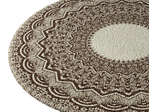 Round carpet 8 3D Model