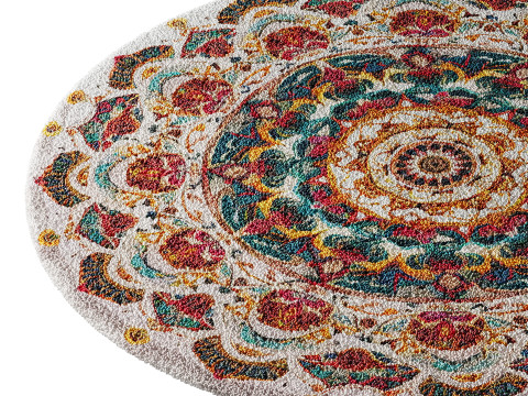 Round carpet 10 3D Model