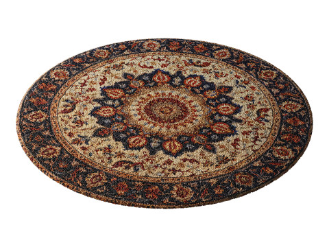 Round carpet 10 3D Model