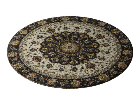 Round carpet 11 3D Model