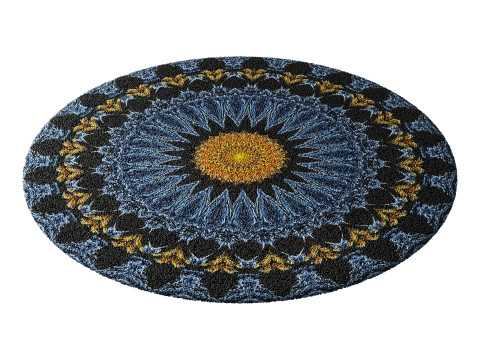 Round carpet 11 3D Модель