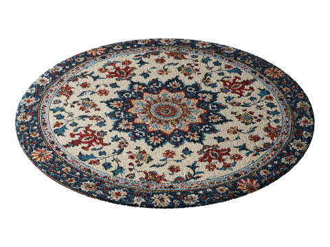 Round carpet 11 3D Модель