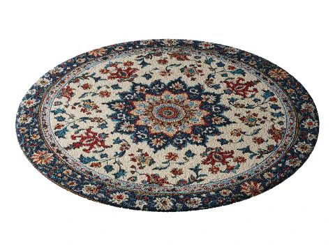Round carpet 11 3D Model