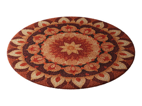 Round carpet 11 3D Модель