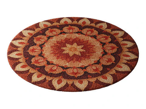 Round carpet 11 3D Model