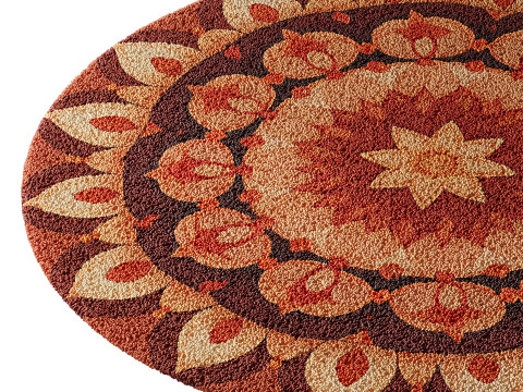 Round carpet 11 3D Модель