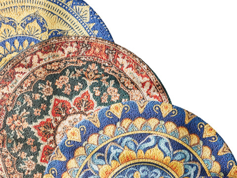 Round carpet 12 Modelo 3D