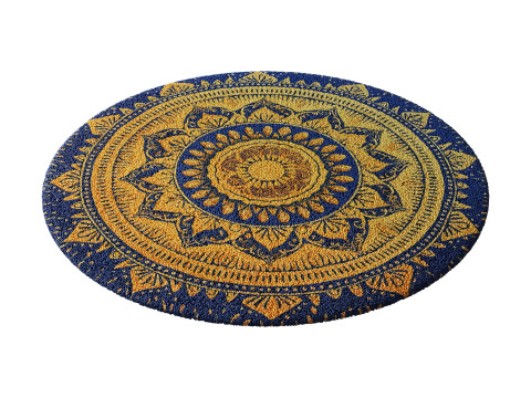 Round carpet 12 Modelo 3D
