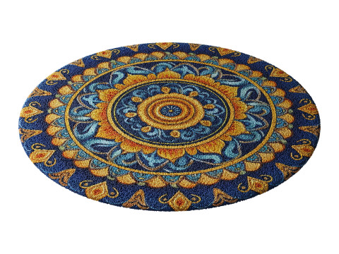 Round carpet 12 Modelo 3D