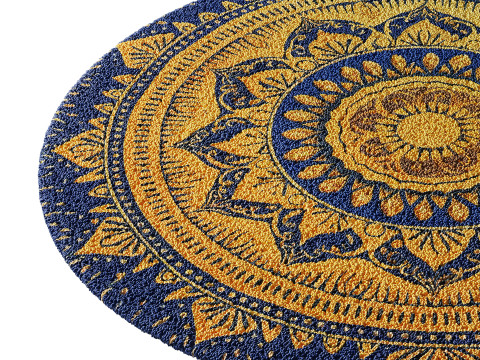 Round carpet 12 Modelo 3D