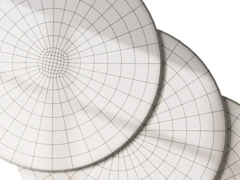 Round carpet 12 3D Model