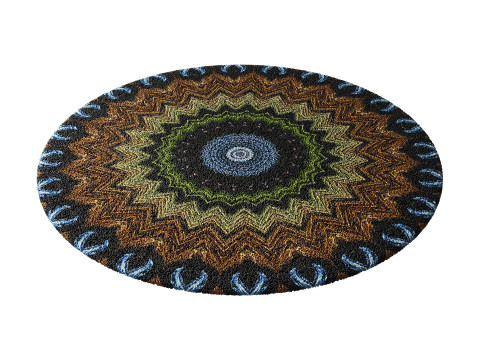 Round carpet 13 3D 模型