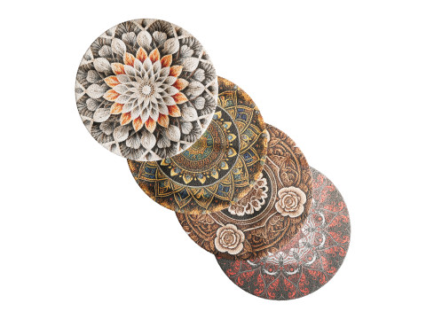 Round carpet 14 Modèle 3D