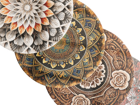 Round carpet 14 Modelo 3D