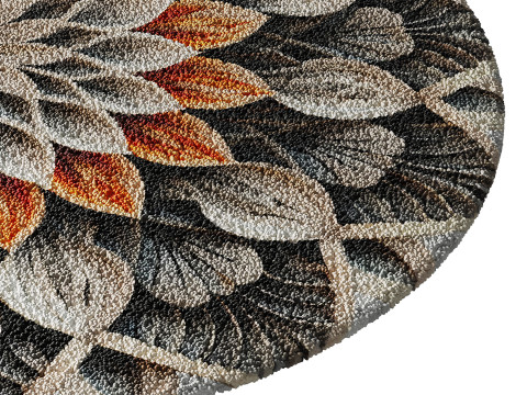 Round carpet 14 Modelo 3D