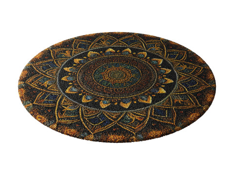 Round carpet 14 Modelo 3D