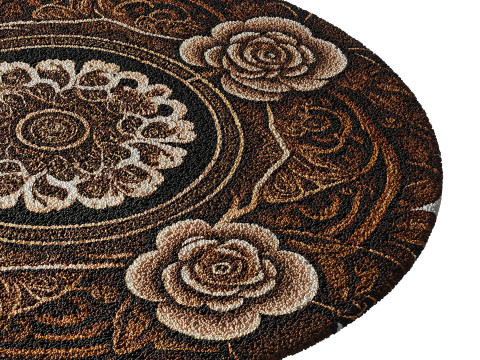 Round carpet 14 Modelo 3D