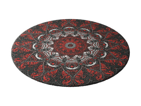 Round carpet 14 Modelo 3D
