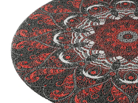 Round carpet 14 3D Model