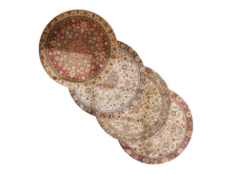 라운드 카펫 15 3D 모델