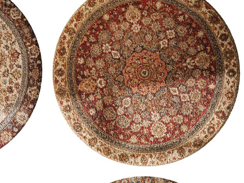 Round carpet 15 3D Model
