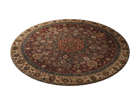 Round carpet 15 3D Model