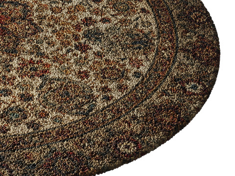 Round carpet 15 3D Model