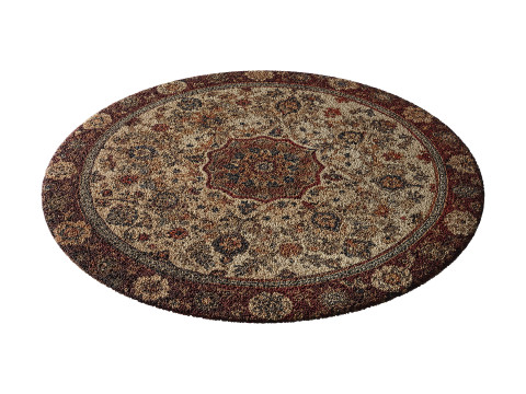 Round carpet 15 3D Model