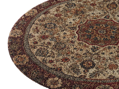 Round carpet 15 3D Model