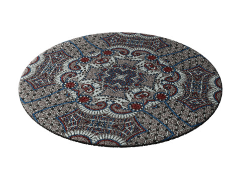 Round carpet 16 3D Модель