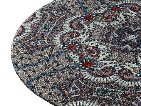 Round carpet 16 3D Модель