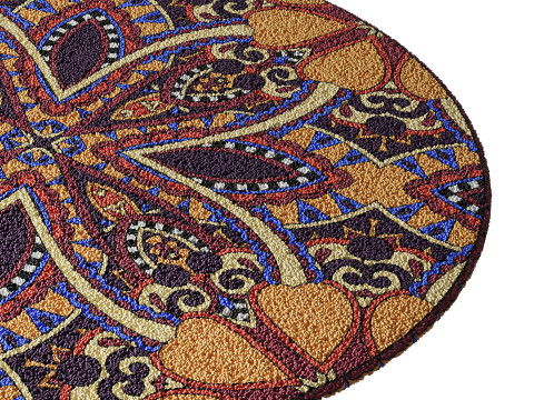 Round carpet 16 3D Модель