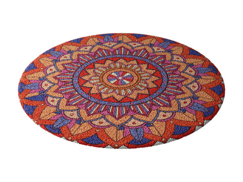 Round carpet 17 3D Модель