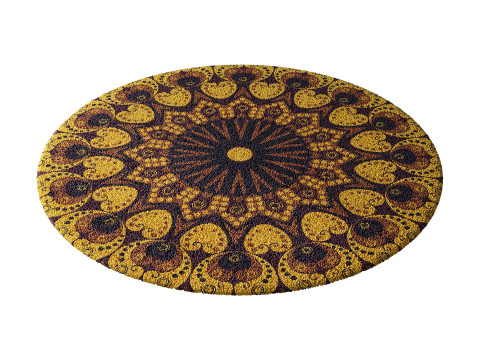 Round carpet 17 3D Модель