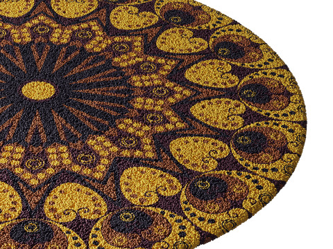 Round carpet 17 3D Модель