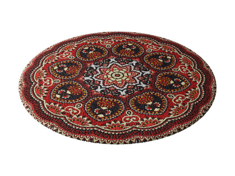 Round carpet 17 3D Модель