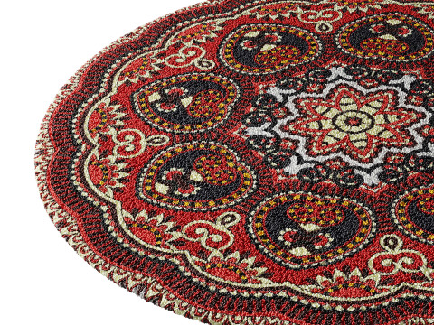 Round carpet 17 3D Модель