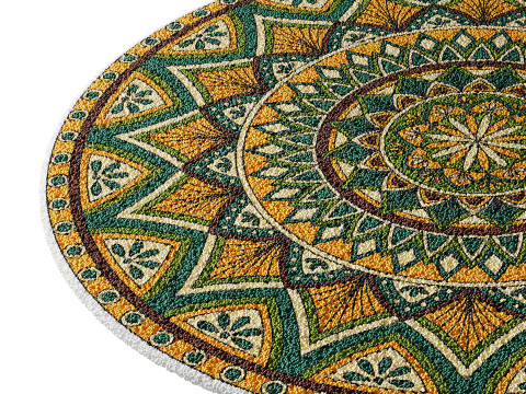 Round carpet 18 3D Model