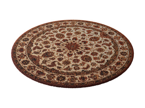 Round carpet 18 3D Model