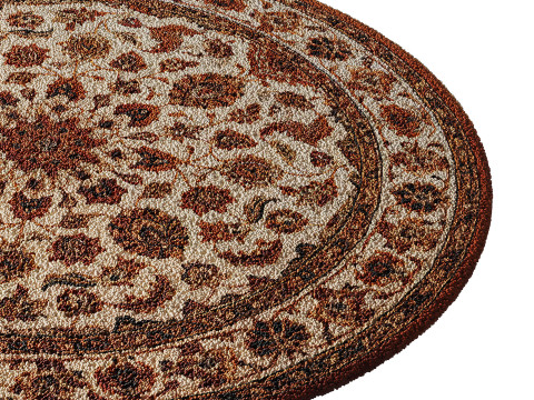 Round carpet 18 3D Model