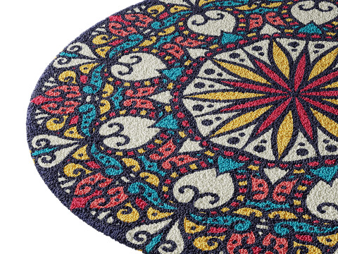 Round carpet 18 3D Model