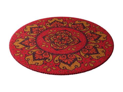 Round carpet 19 Model 3D