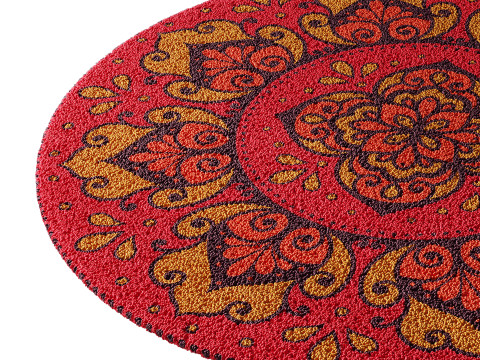 Round carpet 19 Model 3D