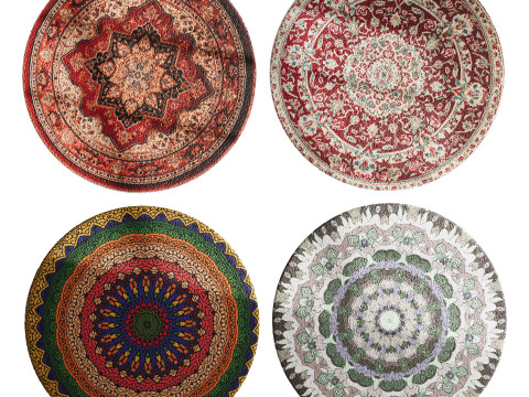 Round carpet 20 3Dモデル