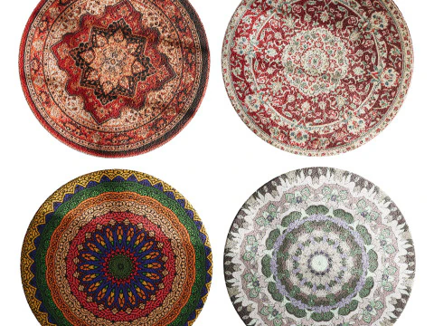 Round carpet 20 3D Model