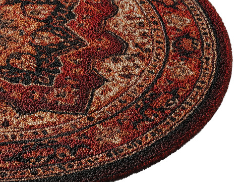 Round carpet 20 3Dモデル