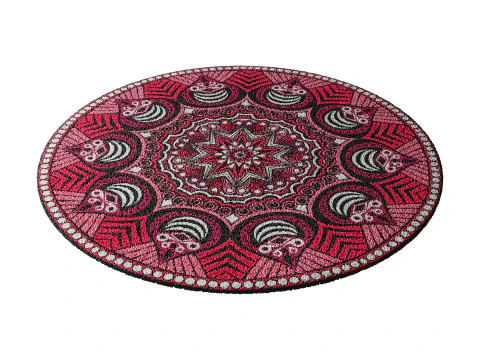 Round carpet 21 3D Model