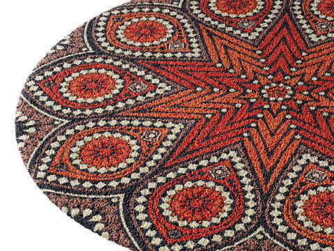 Round carpet 21 Modello 3D