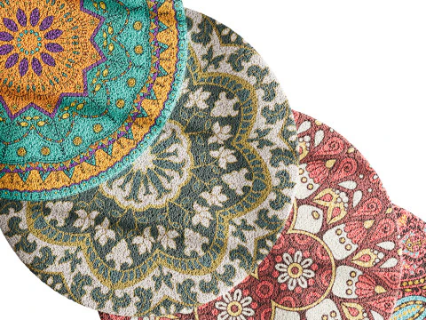 Tappeto rotondo 22 Modello 3D