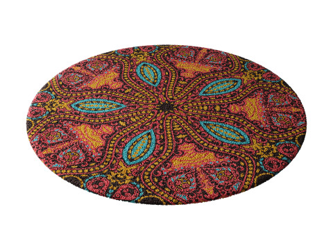 Round carpet 22 Modello 3D